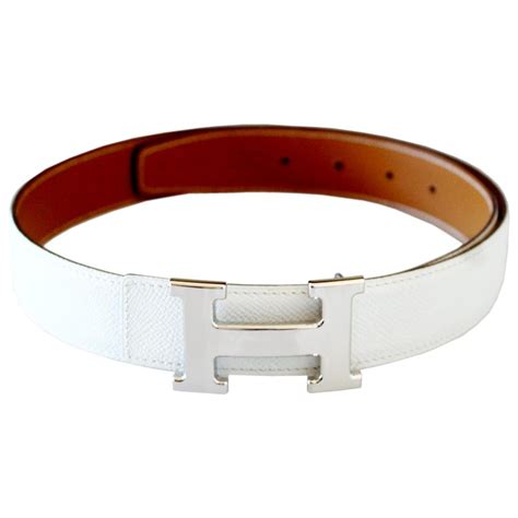 white hermes belt|hermes belt unisex.